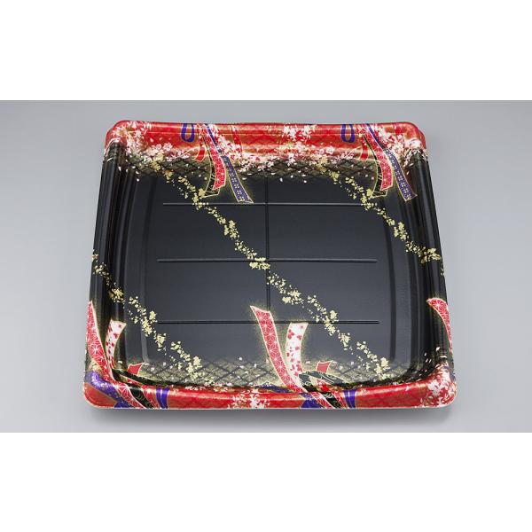 【蓋付き】SFシャチ盛310(結び舞赤) 【本体10枚・蓋10枚セット】